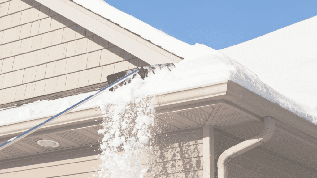 roof replacement or roof repair in the winter